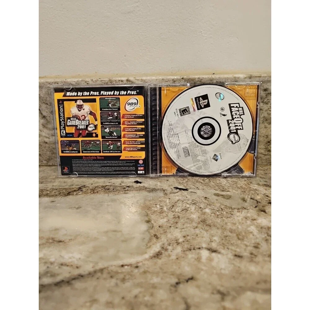 NHL FaceOff 2001 PS1 PlayStation 1 + Reg Card - Complete CIB Game Hockey Sony